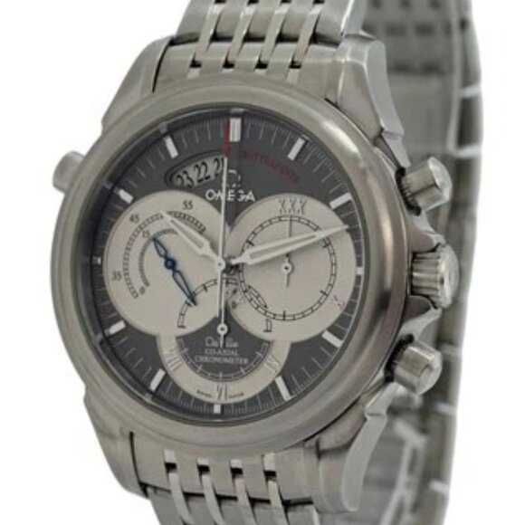Omega 41mm Men\'s DeVille Co-Axial Rattapante Chronograph Watch- Ref: 4848.40.31! main image 4